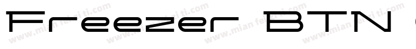 Freezer BTN Oblique字体转换